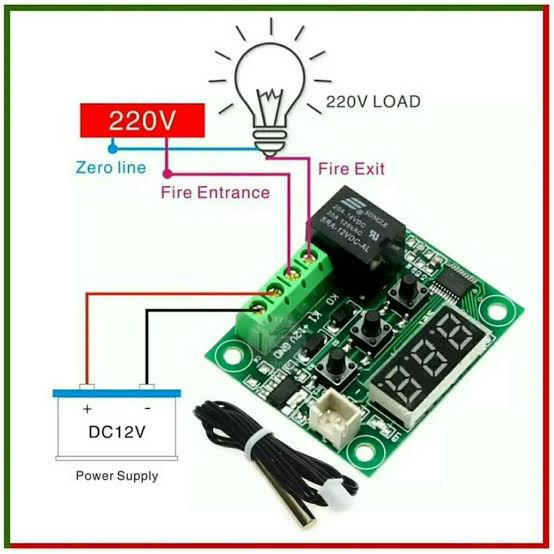 ماژول کنترل دما مدل XH-W1209