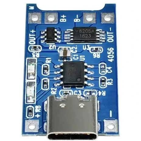 ماژول شارژر باتری لیتیومی TP4056 - کانکتور TYPE-C