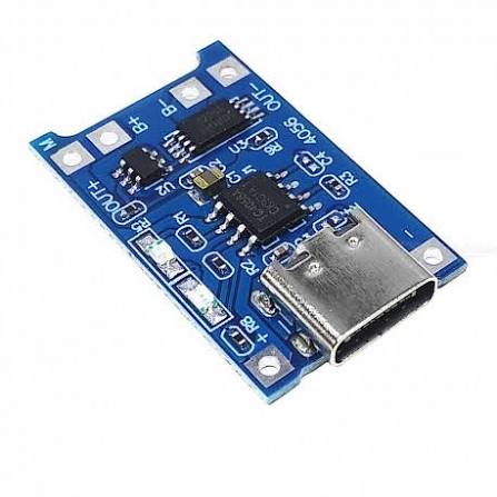 ماژول شارژر باتری لیتیومی TP4056 - کانکتور TYPE-C