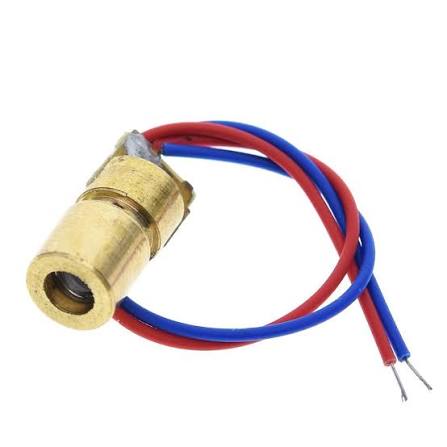 لیزر نقطه ای قرمز 6mm 5v 5mw