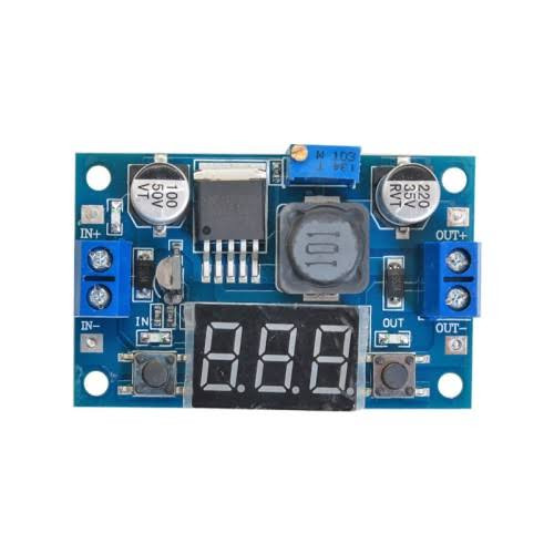 ماژول رگولاتور DC به DC کاهنده 3 آمپر LM2596S با نمایشگر ولتاژ